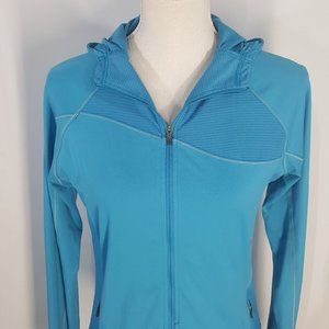 Columbia Womens Omni-Wick Full Zip Hoodie Sky Blue